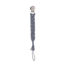 Load image into Gallery viewer, Baby Pacifiers Infant Kids Cotton Tassel Crochet Pacifier Clip for Newborn Baby Teething Soother Chew Dummy Chains Handmade