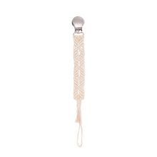 Load image into Gallery viewer, Baby Pacifiers Infant Kids Cotton Tassel Crochet Pacifier Clip for Newborn Baby Teething Soother Chew Dummy Chains Handmade
