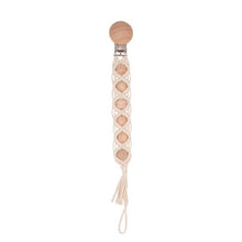 Load image into Gallery viewer, Baby Pacifiers Infant Kids Cotton Tassel Crochet Pacifier Clip for Newborn Baby Teething Soother Chew Dummy Chains Handmade