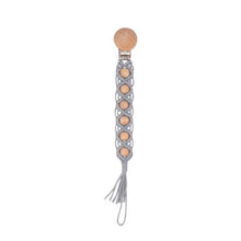 Load image into Gallery viewer, Baby Pacifiers Infant Kids Cotton Tassel Crochet Pacifier Clip for Newborn Baby Teething Soother Chew Dummy Chains Handmade