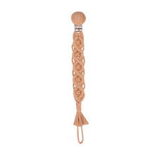 Load image into Gallery viewer, Baby Pacifiers Infant Kids Cotton Tassel Crochet Pacifier Clip for Newborn Baby Teething Soother Chew Dummy Chains Handmade