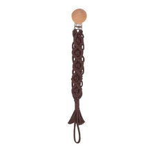 Load image into Gallery viewer, Baby Pacifiers Infant Kids Cotton Tassel Crochet Pacifier Clip for Newborn Baby Teething Soother Chew Dummy Chains Handmade