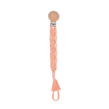 Load image into Gallery viewer, Baby Pacifiers Infant Kids Cotton Tassel Crochet Pacifier Clip for Newborn Baby Teething Soother Chew Dummy Chains Handmade
