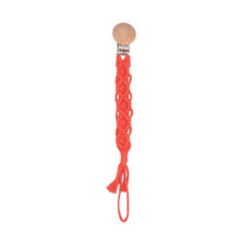 Load image into Gallery viewer, Baby Pacifiers Infant Kids Cotton Tassel Crochet Pacifier Clip for Newborn Baby Teething Soother Chew Dummy Chains Handmade