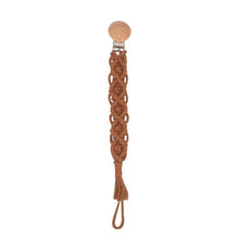 Load image into Gallery viewer, Baby Pacifiers Infant Kids Cotton Tassel Crochet Pacifier Clip for Newborn Baby Teething Soother Chew Dummy Chains Handmade