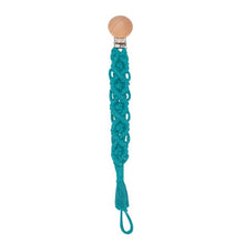 Load image into Gallery viewer, Baby Pacifiers Infant Kids Cotton Tassel Crochet Pacifier Clip for Newborn Baby Teething Soother Chew Dummy Chains Handmade