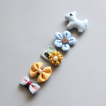 Load image into Gallery viewer, 5Pcs/Set Baby Hair clip Set Baby Headband Accessories Cross Kid Hair Clip Cartoon Girl Hair Clip Baby Barrettes Hair Accessories