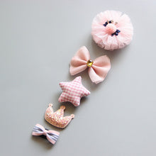 Load image into Gallery viewer, 5Pcs/Set Baby Hair clip Set Baby Headband Accessories Cross Kid Hair Clip Cartoon Girl Hair Clip Baby Barrettes Hair Accessories