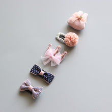 Load image into Gallery viewer, 5Pcs/Set Baby Hair clip Set Baby Headband Accessories Cross Kid Hair Clip Cartoon Girl Hair Clip Baby Barrettes Hair Accessories