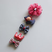 Load image into Gallery viewer, 5Pcs/Set Baby Hair clip Set Baby Headband Accessories Cross Kid Hair Clip Cartoon Girl Hair Clip Baby Barrettes Hair Accessories