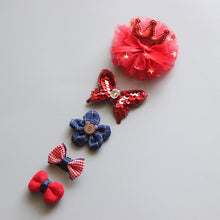 Load image into Gallery viewer, 5Pcs/Set Baby Hair clip Set Baby Headband Accessories Cross Kid Hair Clip Cartoon Girl Hair Clip Baby Barrettes Hair Accessories